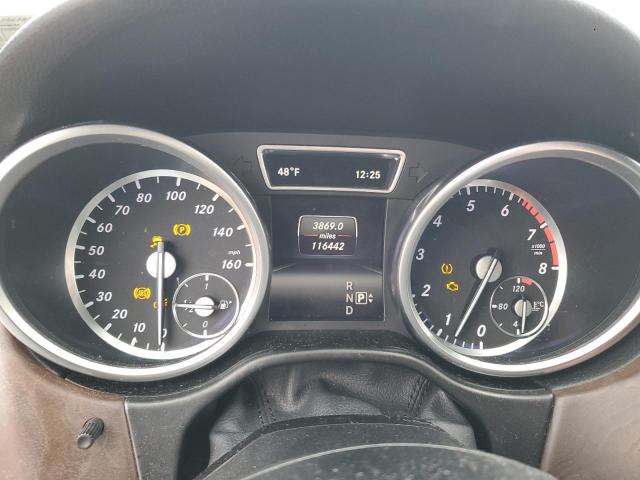 4JGDA5HBXFA523848 - 2015 MERCEDES-BENZ ML 350 4MATIC WHITE photo 9