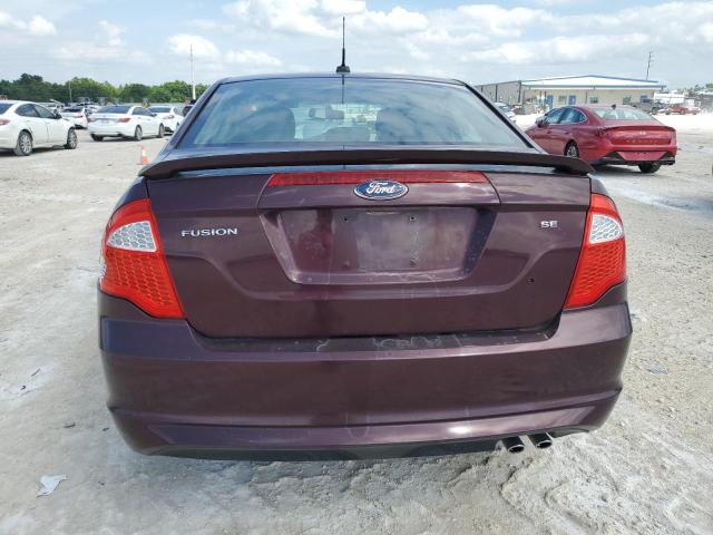 3FAHP0HAXCR229789 - 2012 FORD FUSION SE BURGUNDY photo 6