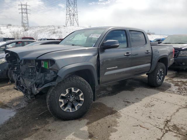 3TMCZ5AN9GM025965 - 2016 TOYOTA TACOMA DOUBLE CAB GRAY photo 1