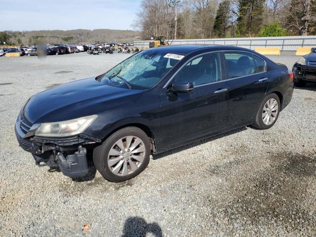 1HGCR2F81DA148607 - 2013 HONDA ACCORD EXL BLACK photo 1