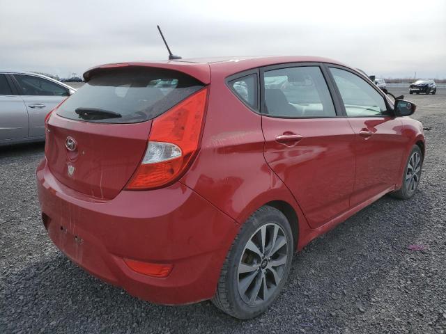 KMHCT5AE9HU340467 - 2017 HYUNDAI ACCENT SE RED photo 3