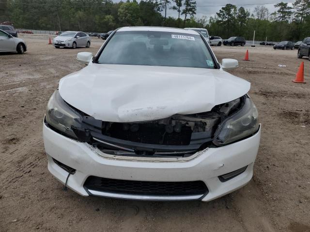 1HGCR2F88EA078668 - 2014 HONDA ACCORD EXL WHITE photo 5