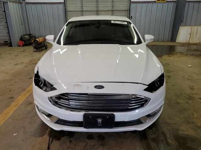 3FA6P0HD7HR337263 - 2017 FORD FUSION SE WHITE photo 5