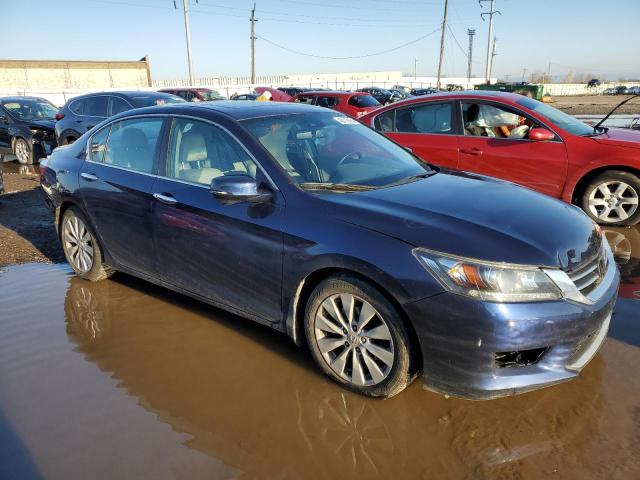 1HGCR2F84DA110501 - 2013 HONDA ACCORD EXL BLUE photo 4