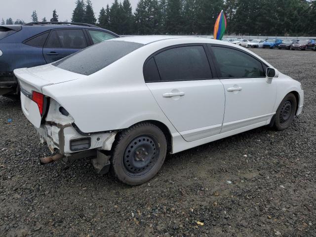 19XFA1F5XAE032057 - 2010 HONDA CIVIC LX WHITE photo 3