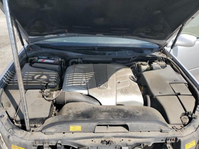 JTHBN36F755017524 - 2005 LEXUS LS 430 SILVER photo 11