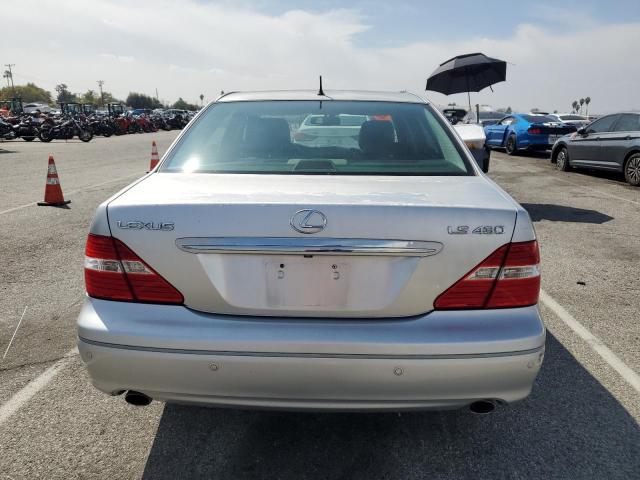 JTHBN36F755017524 - 2005 LEXUS LS 430 SILVER photo 6