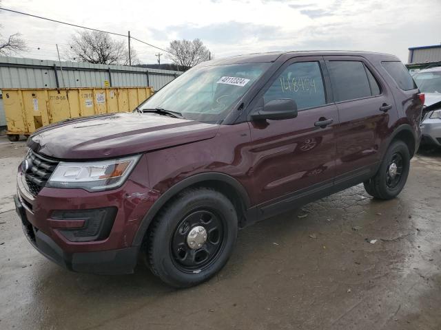 1FM5K8AR6KGA65064 - 2019 FORD EXPLORER POLICE INTERCEPTOR Qırmızı foto 1