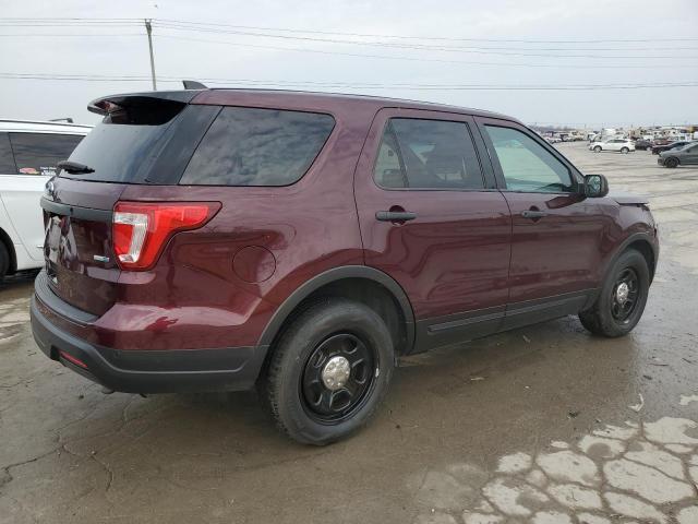 1FM5K8AR6KGA65064 - 2019 FORD EXPLORER POLICE INTERCEPTOR Qırmızı foto 3