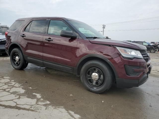 1FM5K8AR6KGA65064 - 2019 FORD EXPLORER POLICE INTERCEPTOR Qırmızı foto 4