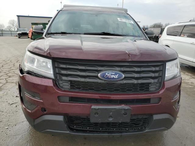 1FM5K8AR6KGA65064 - 2019 FORD EXPLORER POLICE INTERCEPTOR Qırmızı foto 5