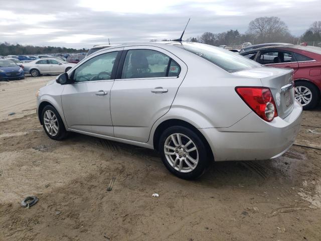 1G1JC5SH7C4179865 - 2012 CHEVROLET SONIC LT SILVER photo 2