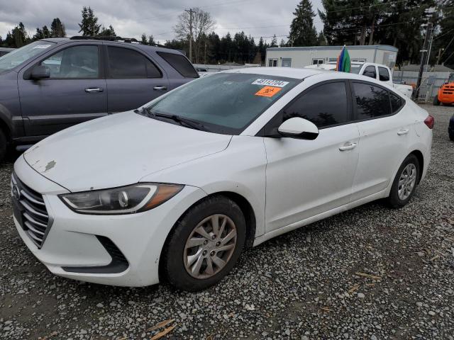 5NPD74LF0HH076983 - 2017 HYUNDAI ELANTRA SE WHITE photo 1