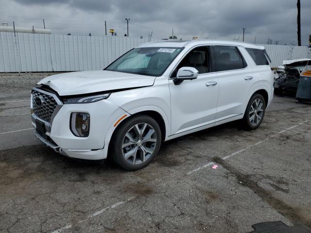 KM8R54HE4MU192565 - 2021 HYUNDAI PALISADE LIMITED WHITE photo 1