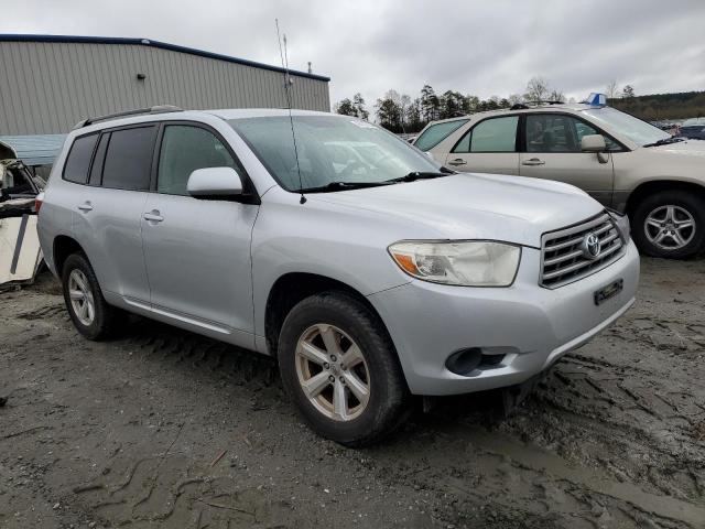 JTEDS41A482012254 - 2008 TOYOTA HIGHLANDER SILVER photo 4