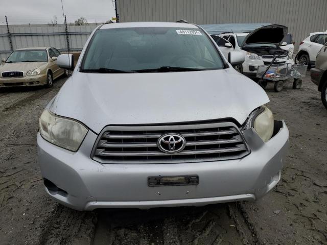 JTEDS41A482012254 - 2008 TOYOTA HIGHLANDER SILVER photo 5