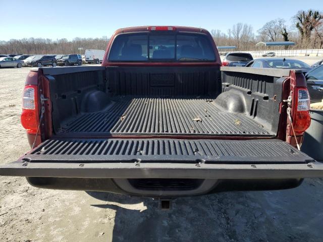 5TBRU34186S478956 - 2006 TOYOTA TUNDRA ACCESS CAB SR5 BURGUNDY photo 6