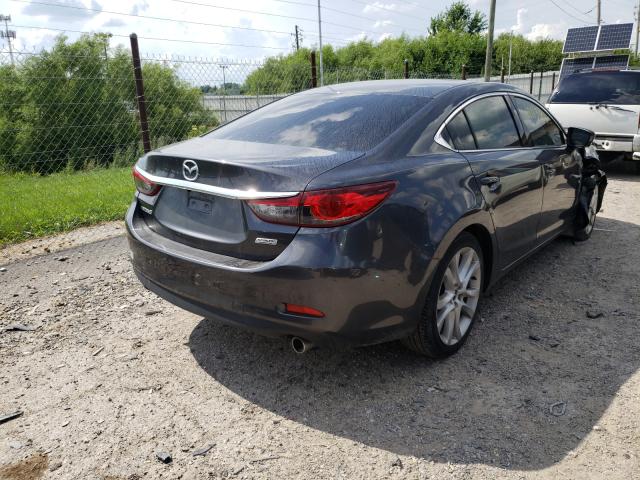 JM1GJ1V63E1116471 - 2014 MAZDA 6 TOURING GRAY photo 4