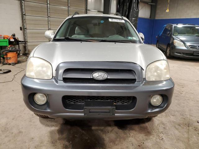 KM8SC73D95U909535 - 2005 HYUNDAI SANTA FE GLS SILVER photo 5