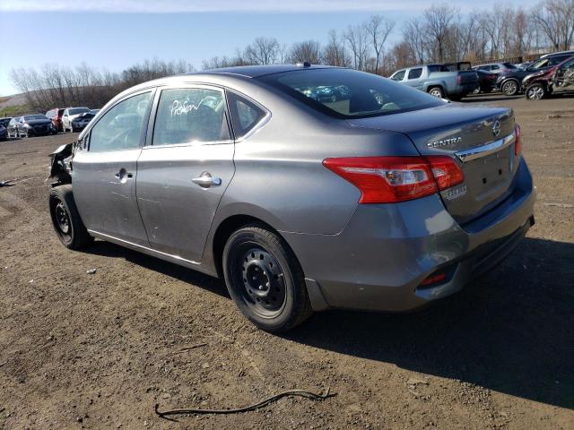 3N1AB7AP7GY243794 - 2016 NISSAN SENTRA S GRAY photo 2