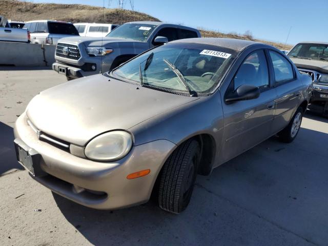 1P3ES46C9YD727778 - 2000 PLYMOUTH NEON BASE 棕色 照片 1