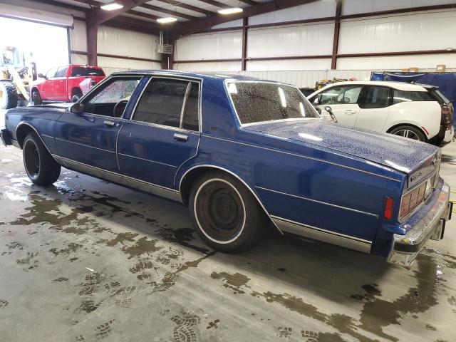 1G1BN51H8HX117283 - 1987 CHEVROLET CAPRICE CLASSIC BLUE photo 2