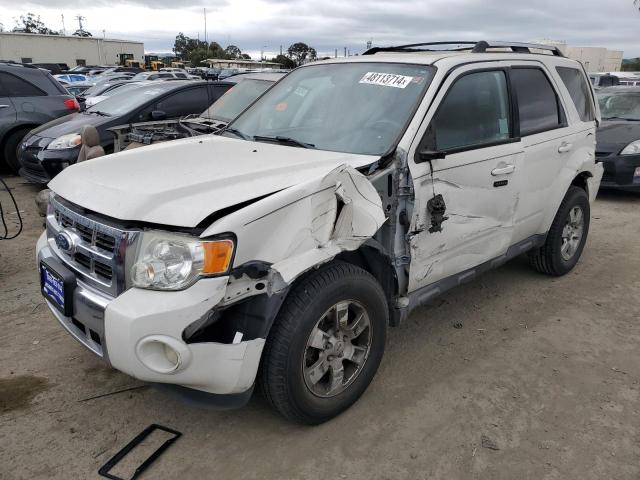 1FMCU0EG4BKA82552 - 2011 FORD ESCAPE LIMITED WHITE photo 1