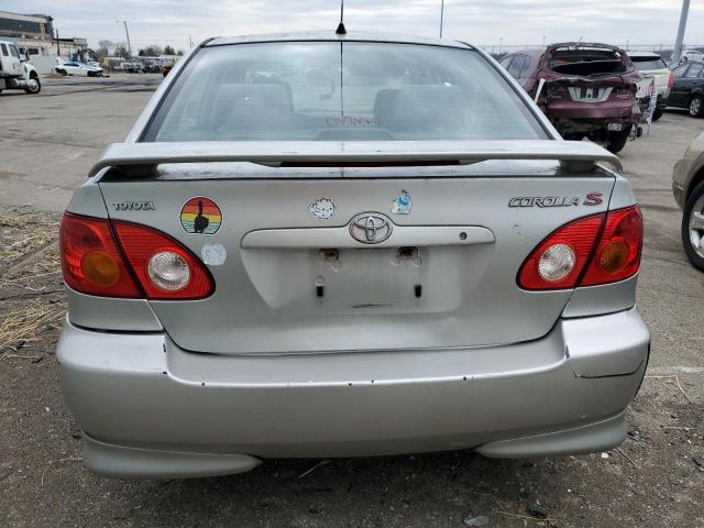 1NXBR32E13Z103462 - 2003 TOYOTA COROLLA CE SILVER photo 6