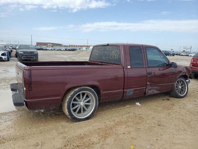 1GTEC19RXXR508910 - 1999 GMC SIERRA C1500 MAROON photo 3