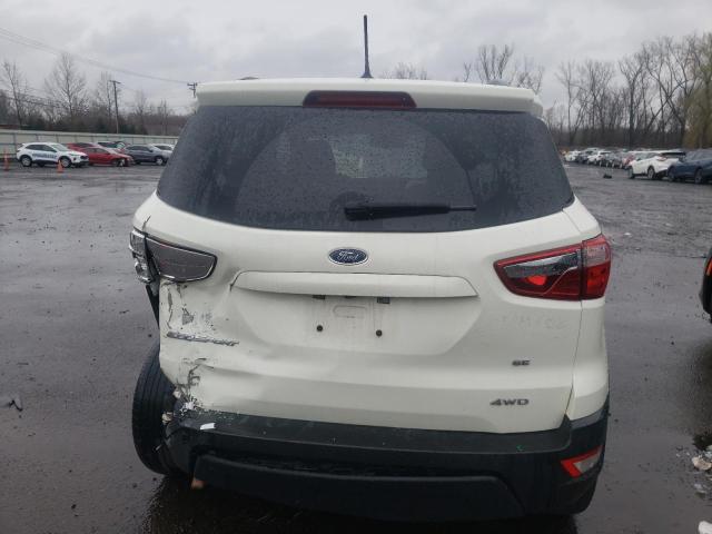 MAJ6S3GL2NC465848 - 2022 FORD ECOSPORT SE WHITE photo 6