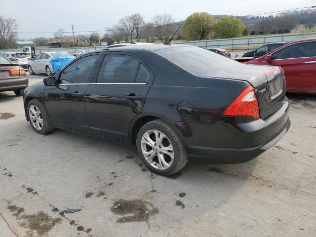 3FAHP0HA4CR334196 - 2012 FORD FUSION SE BLACK photo 2