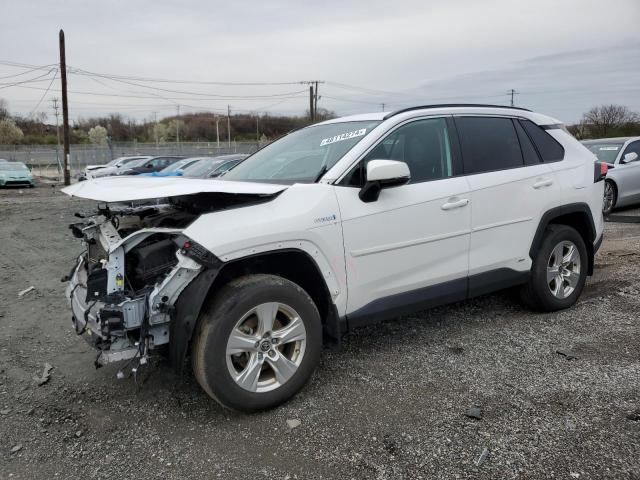 4T3RWRFV4MU042377 - 2021 TOYOTA RAV4 XLE WHITE photo 1