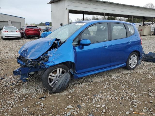 JHMGD38647S030256 - 2007 HONDA FIT S ლურჯი ფოტო 1