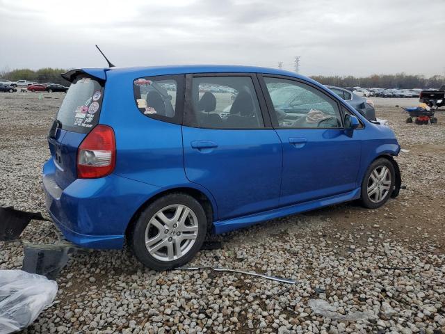 JHMGD38647S030256 - 2007 HONDA FIT S ლურჯი ფოტო 3