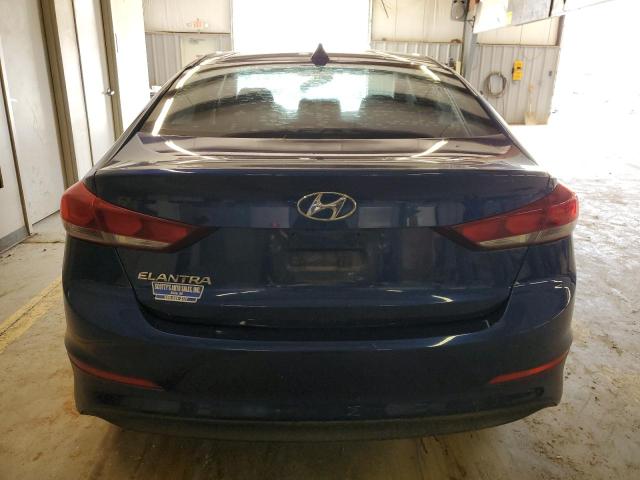 5NPD84LFXHH116371 - 2017 HYUNDAI ELANTRA SE BLUE photo 6