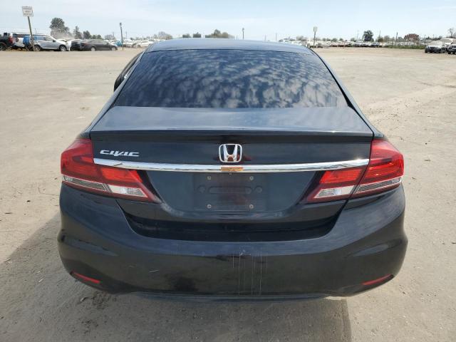 19XFB2F82DE235123 - 2013 HONDA CIVIC EX BLACK photo 6