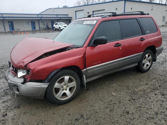 JF1SF6553WH762866 - 1998 SUBARU FORESTER S RED photo 1