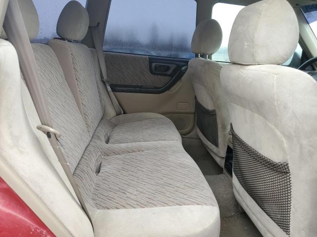 JF1SF6553WH762866 - 1998 SUBARU FORESTER S RED photo 10