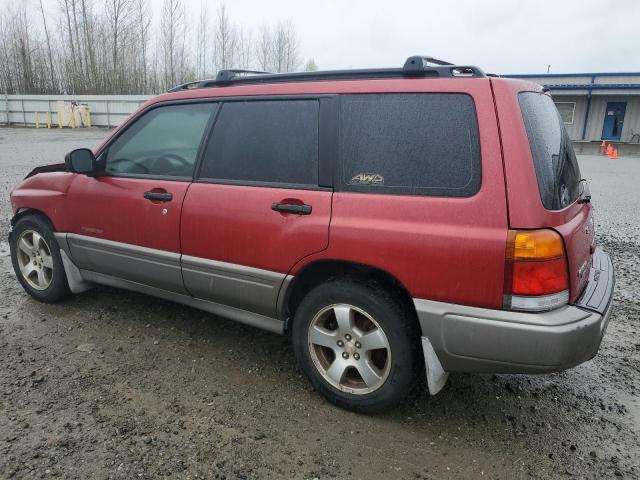 JF1SF6553WH762866 - 1998 SUBARU FORESTER S RED photo 2