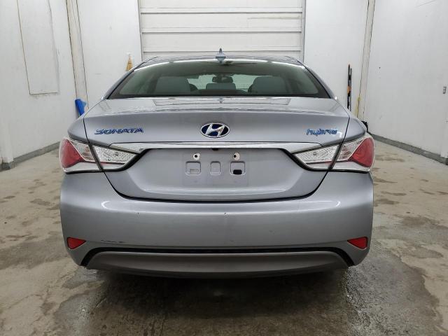 KMHEC4A48FA134985 - 2015 HYUNDAI SONATA HYBRID GRAY photo 6