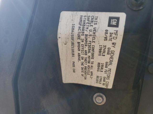 1G8AJ55F16Z118181 - 2006 SATURN ION LEVEL 2 შავი ფოტო 12