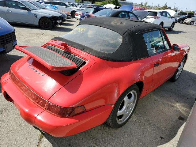 WP0CB296XPS460064 - 1993 PORSCHE 911 CARRERA 2 RED photo 3