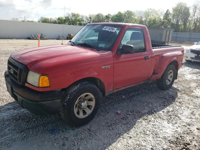 1FTYR10U64PA72593 - 2004 FORD RANGER RED photo 1