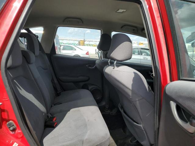 JHMGE8H36CC017464 - 2012 HONDA FIT RED photo 10