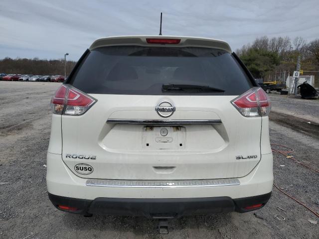 5N1AT2MV0FC837511 - 2015 NISSAN ROGUE S WHITE photo 6