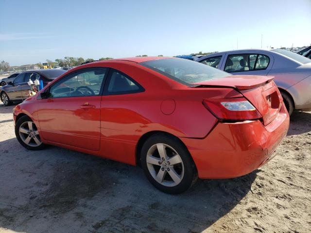 2HGFG12818H507884 - 2008 HONDA CIVIC EX RED photo 2