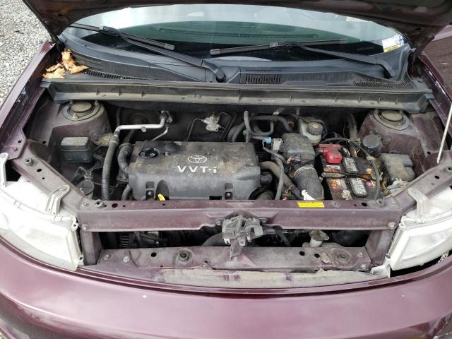 JTLKT324050211924 - 2005 TOYOTA SCION XB MAROON photo 11