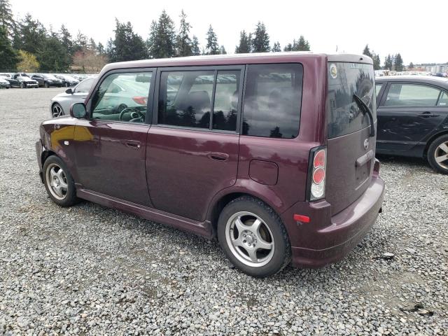 JTLKT324050211924 - 2005 TOYOTA SCION XB MAROON photo 2