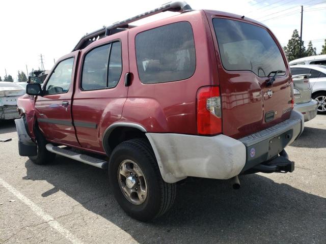 5N1ED28T91C586875 - 2001 NISSAN XTERRA XE BURGUNDY photo 2