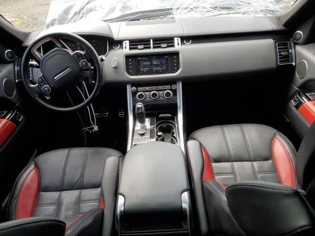 SALWV2EF3GA109859 - 2016 LAND ROVER RANGE ROVE AUTOBIOGRAPHY BLACK photo 8